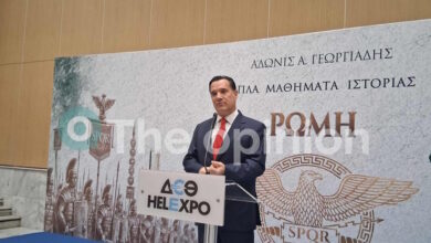 Άδωνις-Γεωργιάδης:-Κοσμοσυρροή-στο-Βελλίδειο-στην-παρουσίαση-του-βιβλίου-του-«Ρώμη»