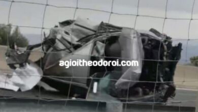 Θανατηφόρο-τροχαίο-στους-Αγίους-Θεοδώρους:-Οδηγός-έπεσε-στις-μπάρες-της-εθνικής-οδού