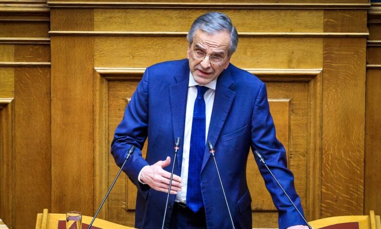 Αντώνης-Σαμαράς:-«Η-πατρίδα-απαιτεί-αλήθεια-και-κοινωνική-δικαιοσύνη»,-λέει-στο-πρωτοχρονιάτικο-μήνυμά-του