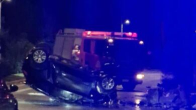 Με-αίμα-βάφτηκε-η-άσφαλτος-την-Πρωτοχρονιά:-Νεκρός-ο-οδηγός-στο-τροχαίο-της-λεωφόρου-Σουνίου