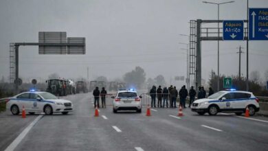 Μπλόκο-Νίκαιας:-Κλειστή-η-ΠΑΘΕ-από-τις-12:05-–-Δείτε-πώς-θα-κινηθείτε