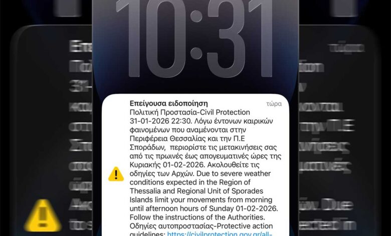 Μήνυμα-από-το-112-για-τα-Τρίκαλα-λόγω-κακοκαιρίας-–-Περιορισμός-μετακινήσεων-την-Κυριακή