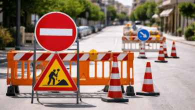 Προσωρινές-κυκλοφοριακές-ρυθμίσεις-στην-οδό-Ομήρου-στα-Τρίκαλα-τη-Δευτέρα