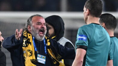 Ολυμπιακός-για-Ηλιόπουλο:-Επιτέθηκε-στον-διαιτητή-μέσα-στον-αγωνιστικό-χώρο,-επιτέθηκε-φραστικά-ακόμη-και-στον-Μεντιλίμπαρ