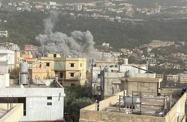 Σπίτια-στον-νότιο-Λίβανο-βομβάρδισε-το-Ισραήλ