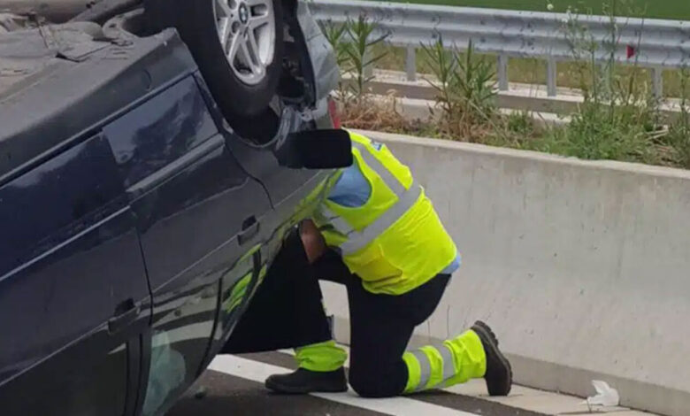 Μοναχός-σε-κρίσιμη-κατάσταση-μετά-από-ατύχημα-στα-διόδια-Λόγγου