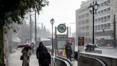 Καιρός-αύριο:-Ισχυρές-βροχές-και-καταιγίδες-σε-όλη-τη-χώρα