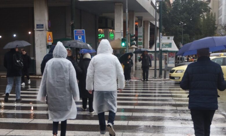 Καιρός-σήμερα:-Βροχές,-καταιγίδες-και-αφρικανική-σκόνη