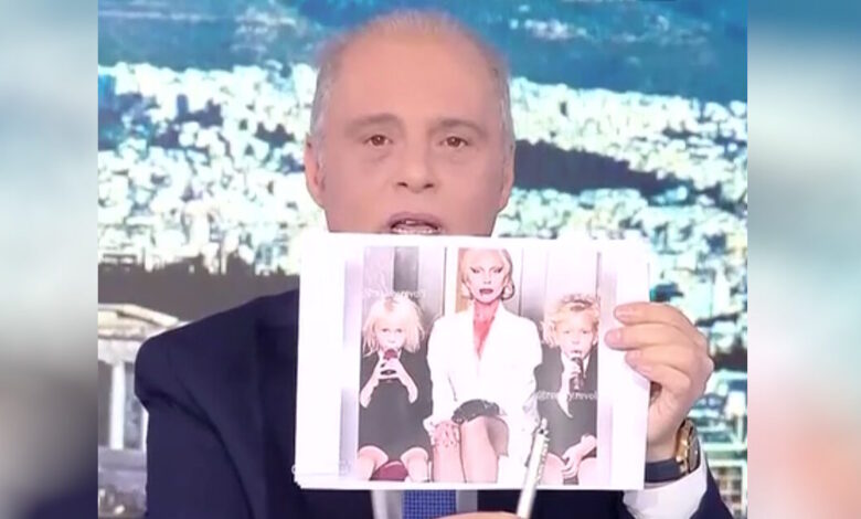 Επική-γκάφα-από-τον-Βελόπουλο:-Παρουσίασε-φωτογραφία-της-lady-gaga-από-american-horror-story-ως-υλικό-της-υπόθεσης-Επστάιν