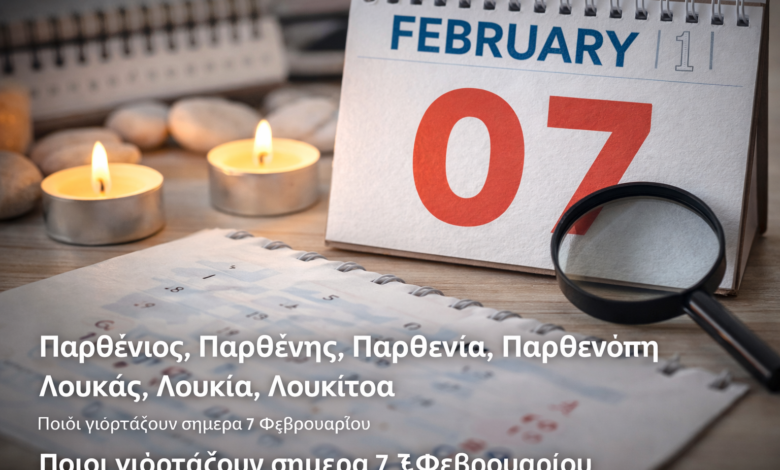 Ποιοι-γιορτάζουν-σήμερα-7-Φεβρουαρίου