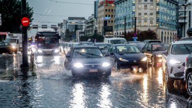 Καιρός-αύριο:-Τοπικές-βροχές-και-καταιγίδες-με-λίγα-χιόνια-στα-δυτικά-και-βόρεια-ορεινά-–-Μικρή-πτώση-της-θερμοκρασίας