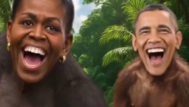 Ο-Τραμπ-«κατέβασε»-το-βίντεο-που-δείχνει-τους-Ομπάμα-ως-πιθήκους:-«Λάθος-υπαλλήλου»-λέει-ο-Λευκός-Οίκος