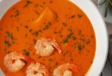 Συνταγή-για-σούπα-κρέμα-γαρίδας-με-λαχανικά