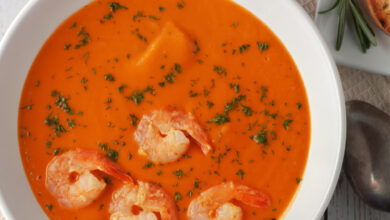 Συνταγή-για-σούπα-κρέμα-γαρίδας-με-λαχανικά