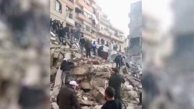 Λίβανος:-Αρκετοί-εγκλωβισμένοι-και-τραυματίες-μετά-από-κατάρρευση-πολυκατοικίας-και-εκδήλωση-πυρκαγιάς