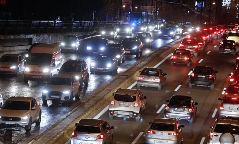 Μποτιλιάρισμα-στην-άνοδο-του-Κηφισού-από-Ρέντη-έως-Σεπόλια-λόγω-τροχαίου