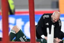 Ολυμπιακός-–-Παναθηναϊκός:-Αγωνία-με-Νταβίντε-Καλάμπρια,-αποχώρησε-με-φορείο-και-κολάρο