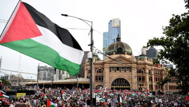 Αυστραλία:-Χιλιάδες-άνθρωποι-«ξεχύθηκαν»-στους-δρόμους-και-διαδήλωσαν-κατά-της-επίσκεψης-του-Ισραηλινού-προέδρου-Χέρτζογκ