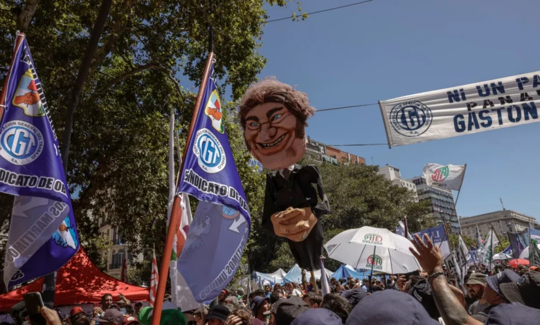 Κινητοποιούνται-ενάντια-στο-εργασιακό-του-Μιλέι-τα-συνδικάτα-της-Αργεντινής