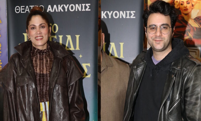 Μαίρη-Συνατσάκη-–-Ίαν-Στρατής:-Η-Κυριακάτικη-έξοδός-τους-στο-θέατρο-με-την-κόρη-τους