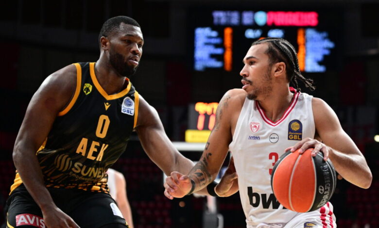 Ολυμπιακός-–-ΑΕΚ:-Μονομαχία-στην-Κρήτη-με-φόντο-τα-ημιτελικά-του-Κυπέλλου-Ελλάδας-στο-μπάσκετ