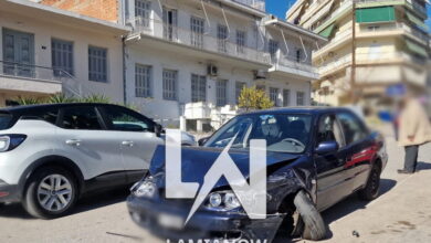 Τροχαίο-στη-Λαμία:-85χρονος-οδηγός-έχασε-τον-έλεγχο-και-προκάλεσε-καραμπόλα-5-αυτοκίνητων