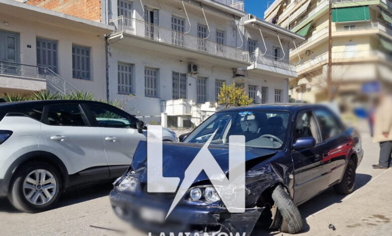 Τροχαίο-στη-Λαμία:-85χρονος-οδηγός-έχασε-τον-έλεγχο-και-προκάλεσε-καραμπόλα-5-αυτοκίνητων