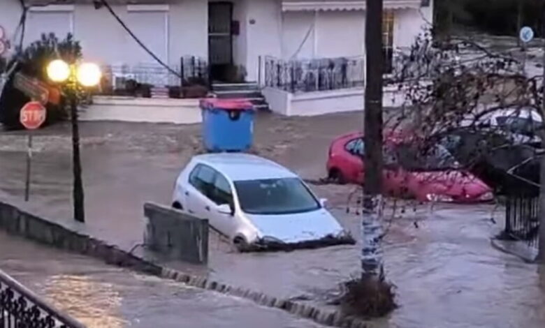 Λήμνος:-Στο-έλεος-της-κακοκαιρίας-το-νησί-–-Μεγάλες-πλημμύρες-από-τη-σφοδρή-βροχόπτωση,-ήχησε-το-112