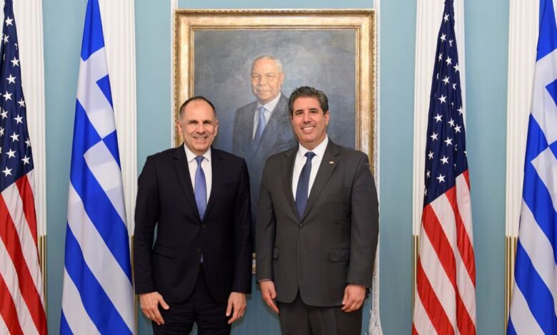 Συνάντηση-Γιώργου-Γεραπετρίτη-με-τον-αναπληρωτή-υπουργό-Εξωτερικών-των-ΗΠΑ,-Μάικλ-Ρήγας,-στην-Ουάσιγκτον