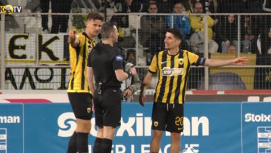 ΑΕΚ:-Η-παρακάμερα-με-το-κιτρινόμαυρο-Πανθεσσαλικό,-τις-διαμαρτυρίες-προς-τον-διαιτητή-και-την-γκολάρα-του-Ρέλβας