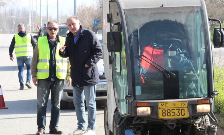 Επιτέλους-παρέμβαση-στον-Περιφερειακό-–-Έφυγαν-τα-χόρτα,-μένουν-φωτισμός-και-άσφαλτος