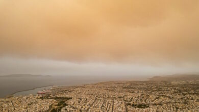Καιρός:-Σκόνη-από-τη-Σαχάρα-θα-«πνίξει»-Αττική,-Ανατολική-Μακεδονία-και-Ήπειρο