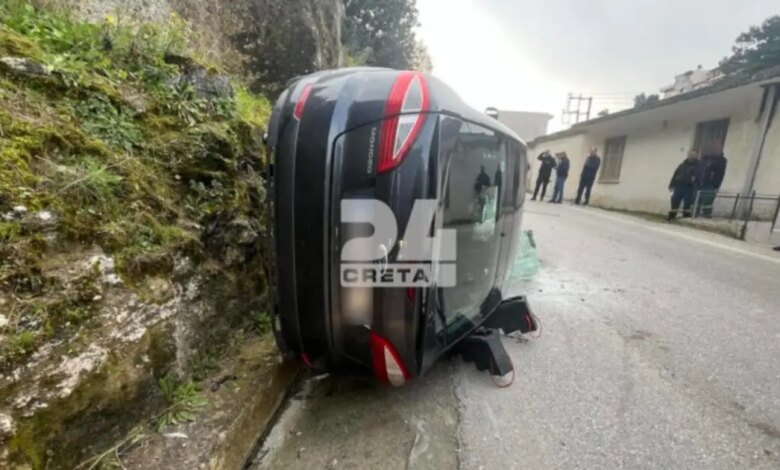 Ηράκλειο:-Σοβαρό-τροχαίο-ατύχημα-με-απεγκλωβισμό-και-τραυματίες