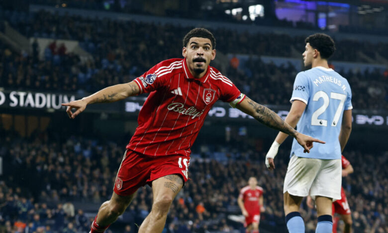 premier-league:-Η-Νότιγχαμ-έκανε-δώρο-τίτλου-στην-Άρσεναλ-παίρνοντας-ισοπαλία-στην-έδρα-της-Μάντσεστερ-Σίτι