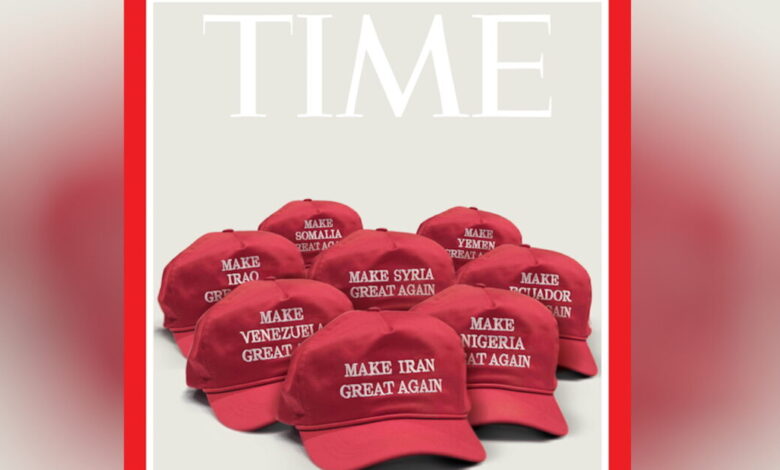 Το-ειρωνικό-εξώφυλλο-του-περιοδικού-time-για-τον-Ντόναλντ-Τραμπ:-«make-iran-great-again»