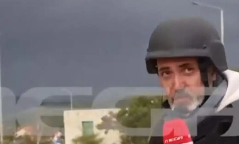 Βόμβα-έπεσε-δίπλα-στο-συνεργείο-του-mega-στον-Λίβανο-–-Σοκαριστικά-πλάνα