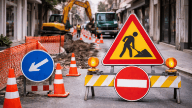 Τρίκαλα:-Κυκλοφοριακές-ρυθμίσεις-σε-πολλές-οδούς-λόγω-έργων-ΔΕΥΑΤ,-ΟΤΕ-και-οικοδομών