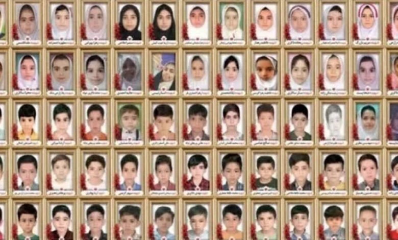 Το-Ιράν-δημοσίευσε-φωτογραφία-των-168-παιδιών-που-σκοτώθηκαν-στον-βομβαρδισμό-του-σχολείου-τους