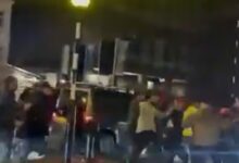 Σκηνές-χάους-στο-Λονδίνο:-Άγριες-συμπλοκές-υποστηρικτών-και-αντιπάλων-του-ιρανικού-καθεστώτος-έξω-από-τζαμί