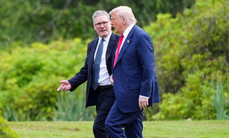 Μέση-Ανατολή:-Τραμπ-και-Στάρμερ-συζήτησαν-τη-χρήση-βάσεων-της-raf