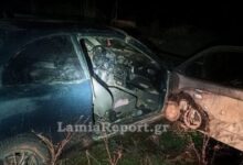 Λαμία:-Άρπαξαν-κινητά,-παρέσυραν-γυναίκα-–-Άγρια-καταδίωξη-Ρομά,-εγκατέλειψαν-το-όχημα