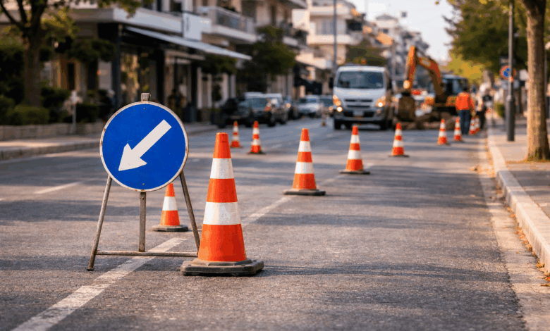 Κλείνουν-δρόμοι-στα-Τρίκαλα:-Κυκλοφοριακές-ρυθμίσεις-έως-το-Σάββατο