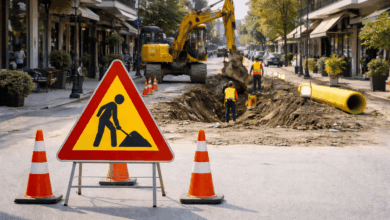 Κυκλοφοριακές-ρυθμίσεις-στα-Τρίκαλα-λόγω-έργων-της-ΔΕΥΑΤ