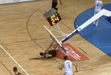 Τρομερό-περιστατικό-στην-Κροατία:-Παίκτης-κάρφωσε,-γκρέμισε-την-μπασκέτα-και-εγκλωβίστηκε-κάτω-από-αυτήν