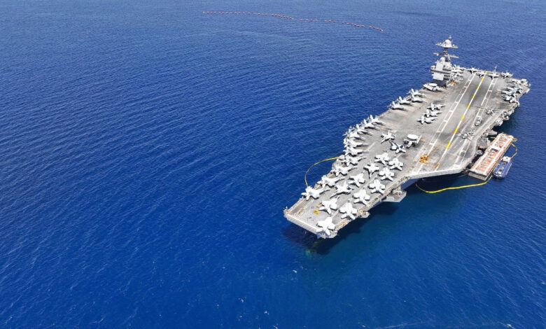 «Τα-μαζεύει»-για-Σούδα-το-uss-gerald-ford-–-Στόχος-οι-θέσεις-που-το-εξυπηρετούν-δήλωσε-το-Ιράν