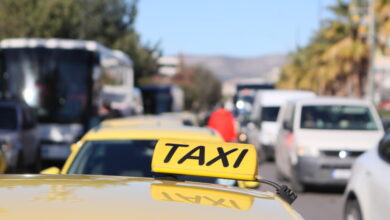 Χωρίς-ταξί-από-σήμερα-μέχρι-την-Παρασκευή-–-Οχηματοπορεία-στο-κέντρο-της-Αθήνας