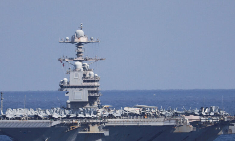 new-york-times:-Φωτιά-στο-αεροπλανοφόρο-uss-gerald-ford-έκαιγε-για-30-ώρες-–-Στο-πάτωμα-κοιμούνται-εκατοντάδες-ναύτες