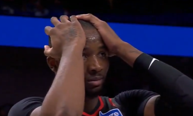 Αδιανόητη-φάση-στο-nba:-Ο-Κουμίνγκα-έβαλε-τρίποντο-από-το-καλάθι-της-ομάδας-του-και-έπιασε-το-κεφάλι-του-απορημένος
