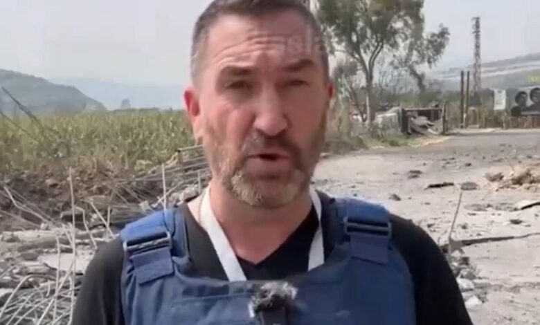 Στιγμές-τρόμου-στον-Λίβανο:-Πύραυλος-προσγειώνεται-δίπλα-σε-ρεπόρτερ-του-russia-today