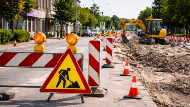 Τρίκαλα:-Διακοπή-στην-Ελευθερίας-–-Έργα-στην-Καρδίτσης